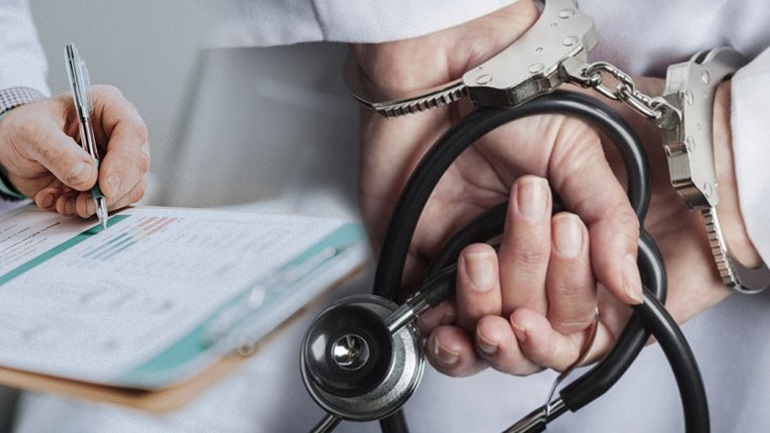 Χειροπέδες σε γιατρό για εικονικές συνταγές φαρμάκων